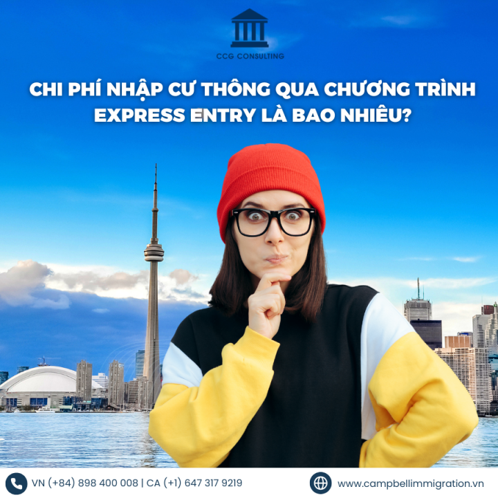 CHI PHÍ NHẬP CƯ THÔNG QUA CHƯƠNG TRÌNH EXPRESS ENTRY LÀ BAO NHIÊU?