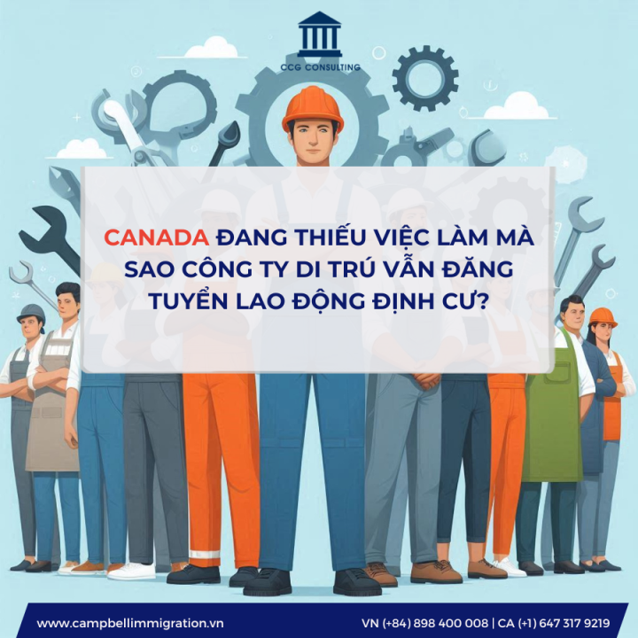 CANADA ĐANG THIẾU VIỆC LÀM MÀ SAO CÔNG TY DI TRÚ VẪN ĐĂNG TUYỂN LAO ĐỘNG ĐỊNH CƯ?