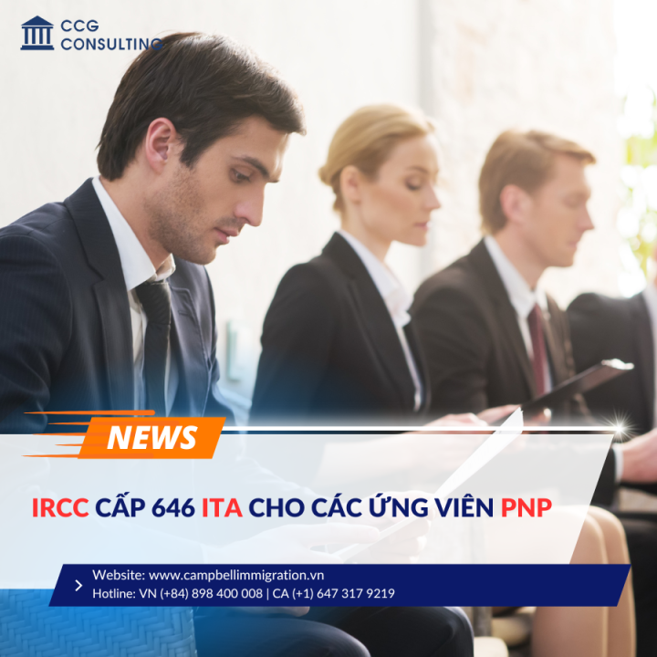 IRCC CẤP 646 ITA CHO CÁC ỨNG VIÊN PNP