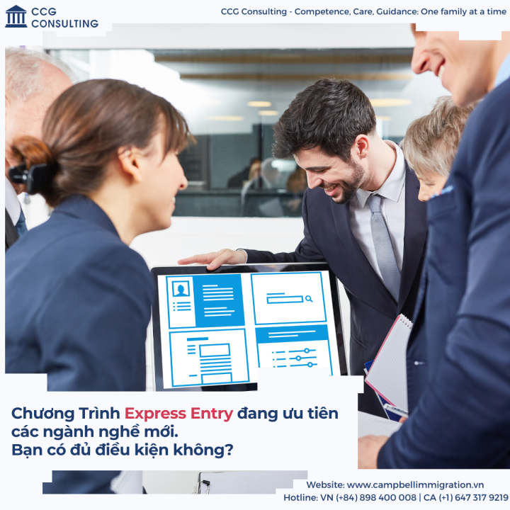 CHƯƠNG TRÌNH EXPRESS ENTRY ĐANG ƯU TIÊN CÁC NGÀNH NGHỀ MỚI. BẠN CÓ ĐỦ ĐIỀU KIỆN KHÔNG?