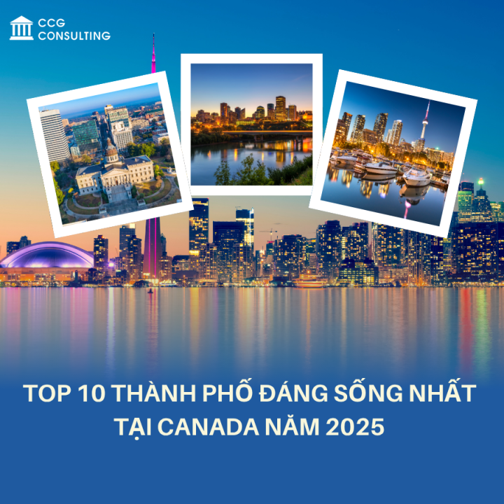 TOP 10 THÀNH PHỐ ĐÁNG SỐNG NHẤT TẠI CANADA NĂM 2025
