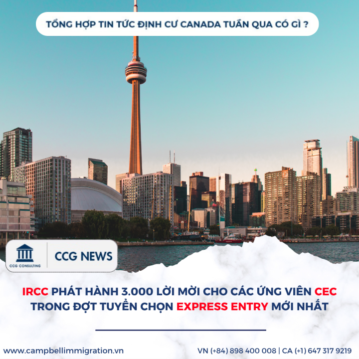 TỔNG HỢP TIN TỨC ĐỊNH CƯ CANADA TUẦN QUA CÓ GÌ?