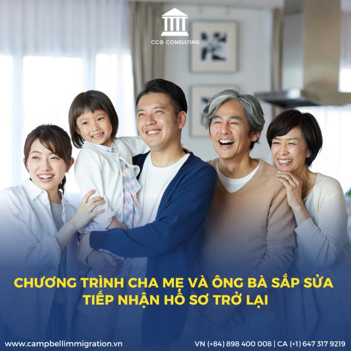 CHƯƠNG TRÌNH CHA MẸ VÀ ÔNG BÀ SẮP SỬA TIẾP NHẬN HỒ SƠ TRỞ LẠI
